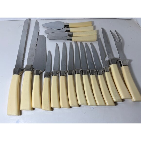 Vintage 1960’s Lifetime Cutlery Regent Sheffield England 18 Pcs Stainless Steel - Picture 6 of 7